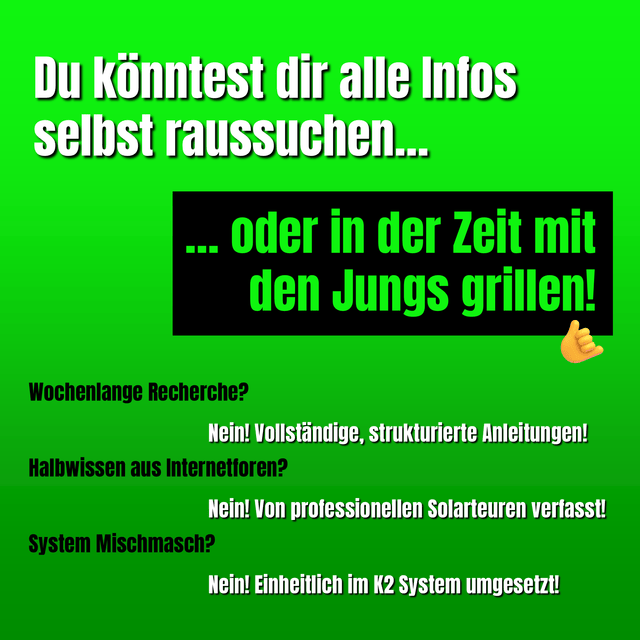 Vollständiges PV-Montage-Paket